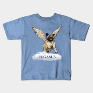 Pugasus! Kids T-Shirt